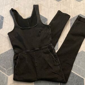 LIKE NEW//Denim Catsuit//Free People Size 8